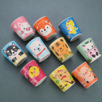Cartoon Cute Kids Bamboo Fiber Mouthwash Cup