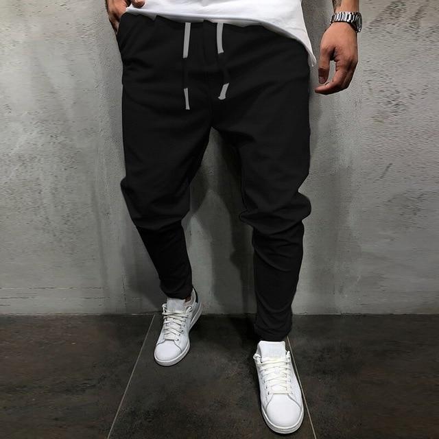 Relaxed Cropped Pants With Elastic Band
