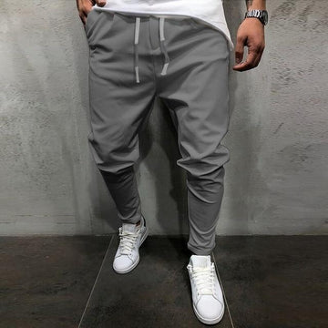 Relaxed Cropped Pants With Elastic Band