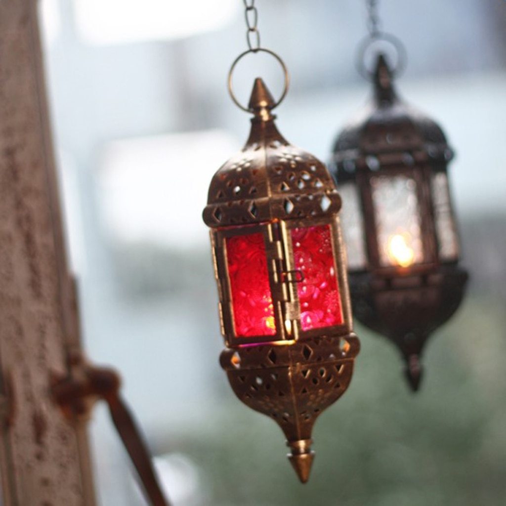 Moroccan candleholders