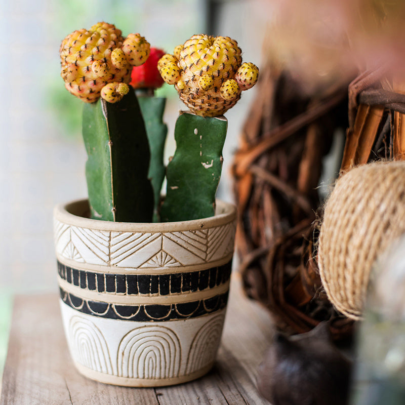 Handmade Egyptian Cement Vases
