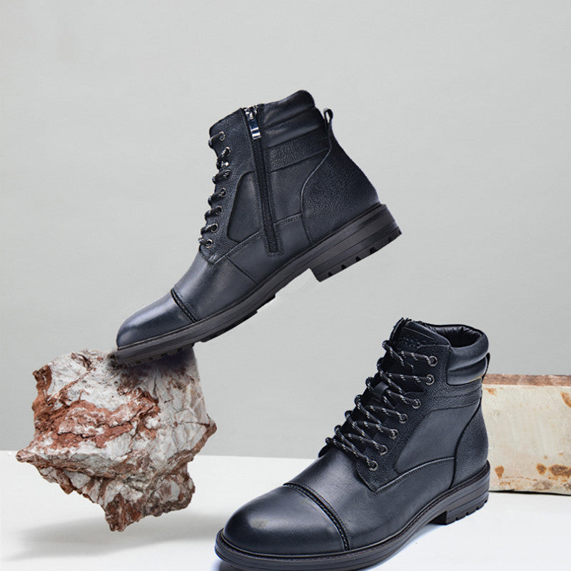 Casual Leather Martin Boots