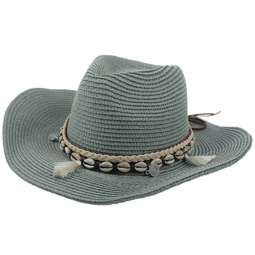 Shell Tassel Sun hat