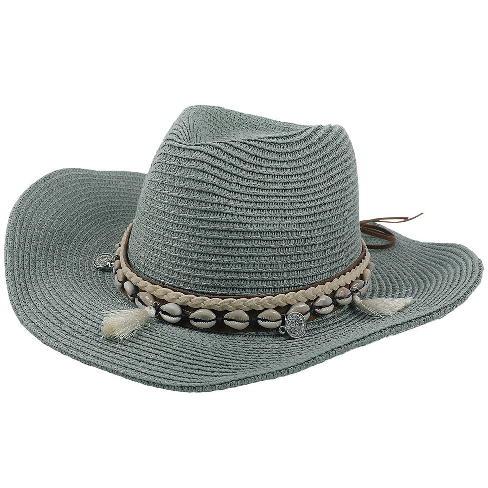 Shell Tassel Sun hat