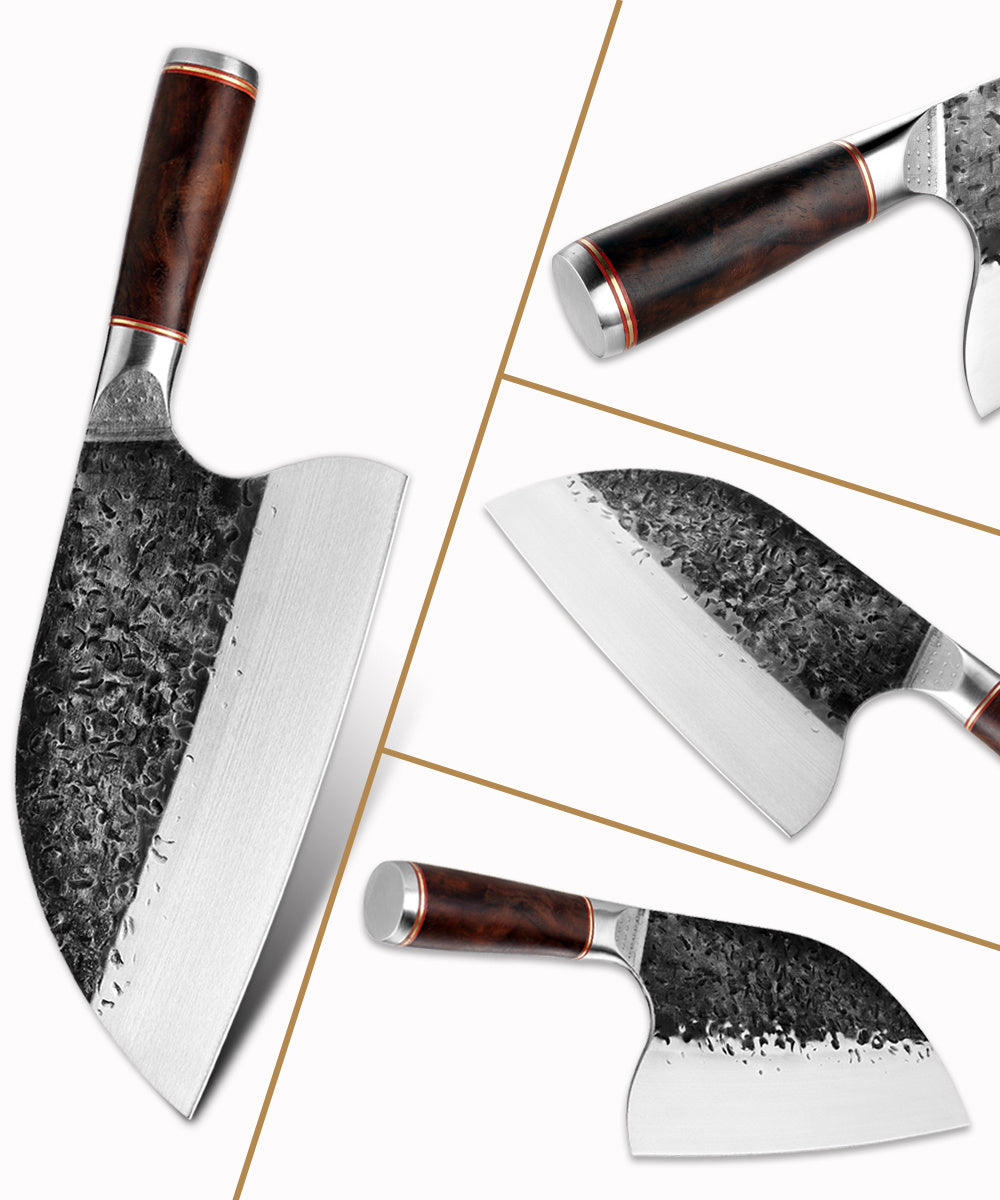 Special Hand Hammered Stainless Steel Chef's Knife