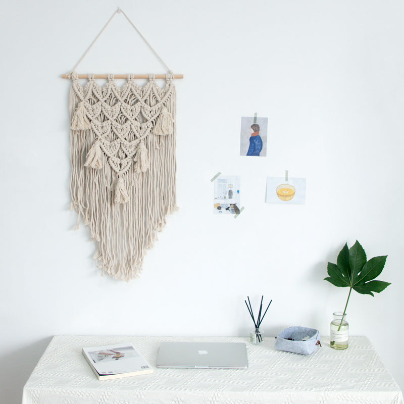 Bohemian Moroccan Decorative Woven Wall Tapestry