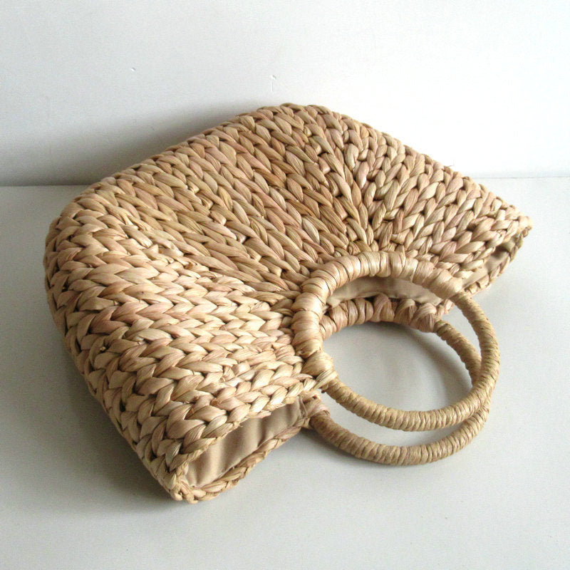 Bamboo Woven Oval Basket