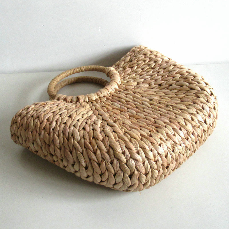 Bamboo Woven Oval Basket