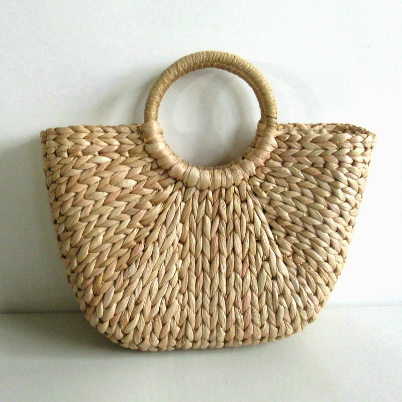 Bamboo Woven Oval Basket