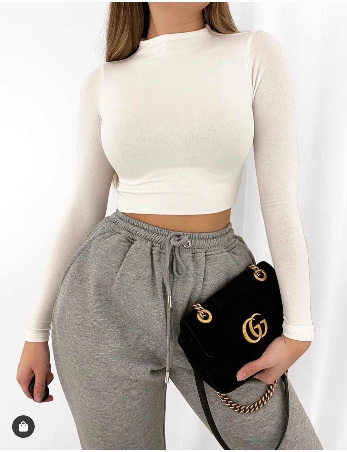 Drawstring Track Casual Pants