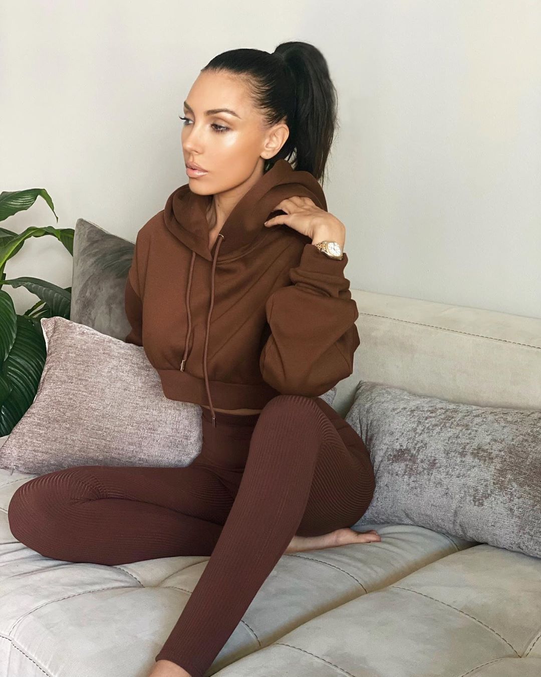 Drawstring Track Casual Pants