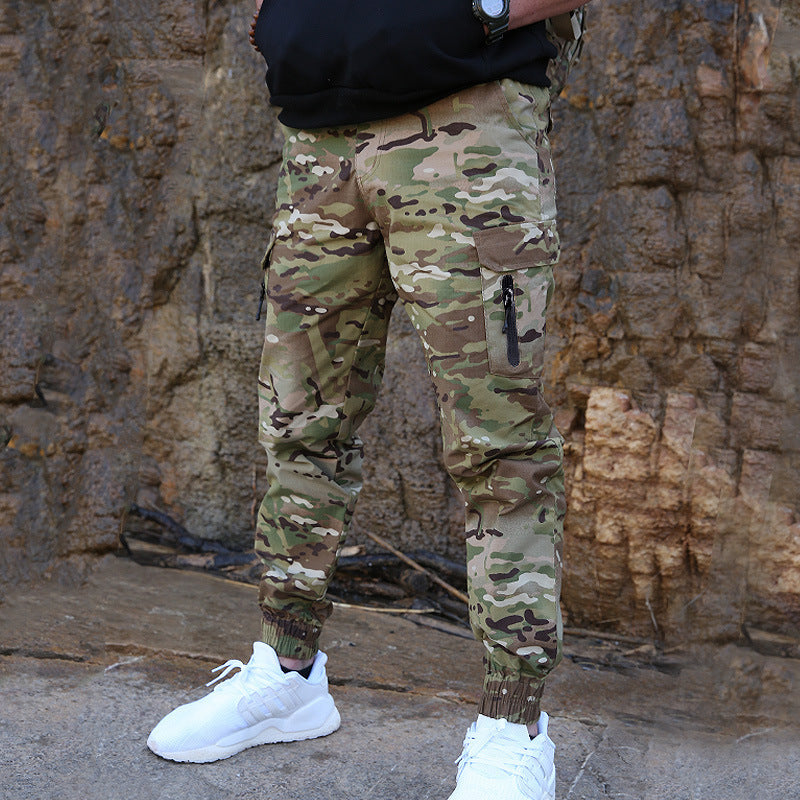 Men's Slim Army Style Camouflage Pants