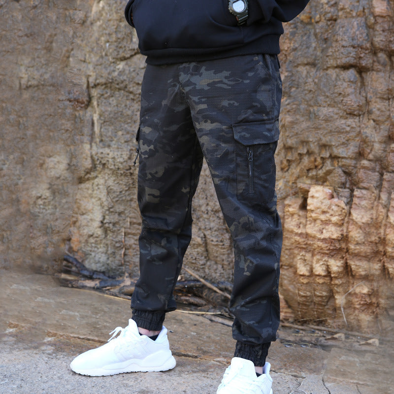Men's Slim Army Style Camouflage Pants