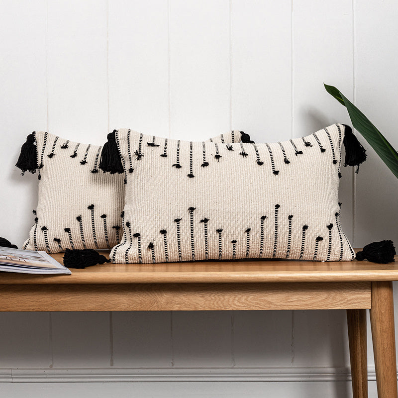 Linen and Cotton Bohemian Moroccan Pillowcase