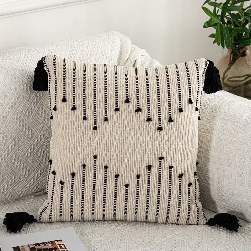 Linen and Cotton Bohemian Moroccan Pillowcase