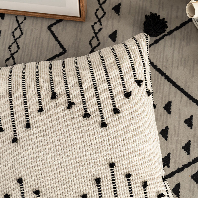 Linen and Cotton Bohemian Moroccan Pillowcase