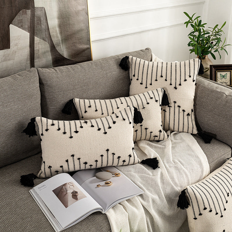 Linen and Cotton Bohemian Moroccan Pillowcase