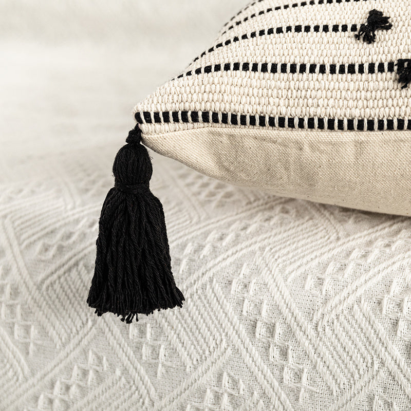 Linen and Cotton Bohemian Moroccan Pillowcase