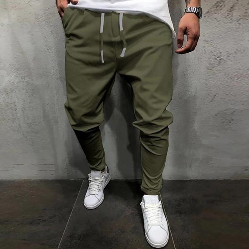 Relaxed Cropped Pants With Elastic Band