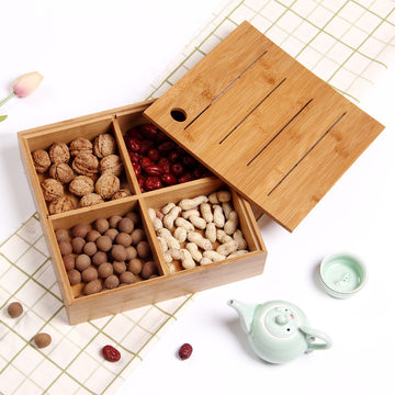 Bamboo Multifunctional Snack Box