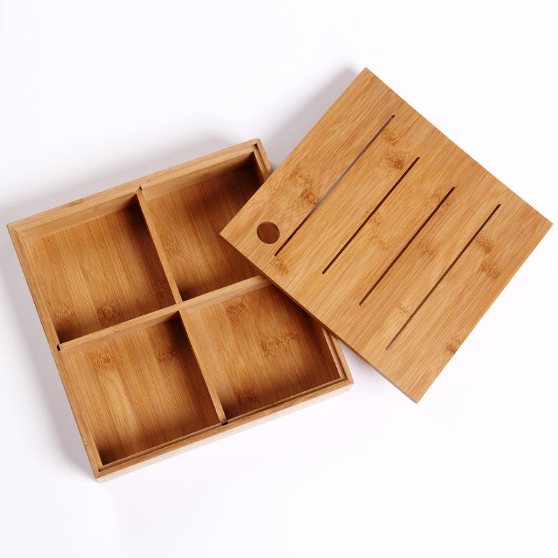 Bamboo Multifunctional Snack Box