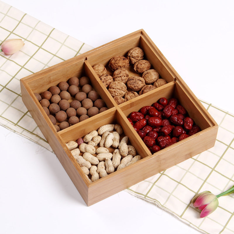 Bamboo Multifunctional Snack Box