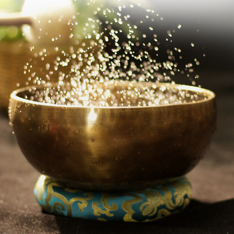 Original Handmade In Nepal Tibetan Meditation Copper Sound Bowl