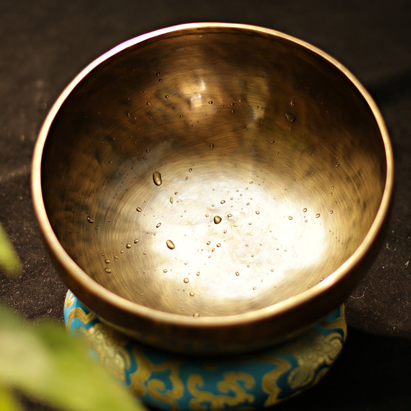 Original Handmade In Nepal Tibetan Meditation Copper Sound Bowl