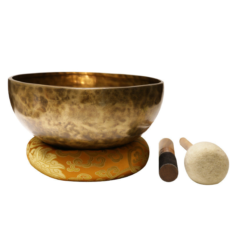 Original Handmade In Nepal Tibetan Meditation Copper Sound Bowl