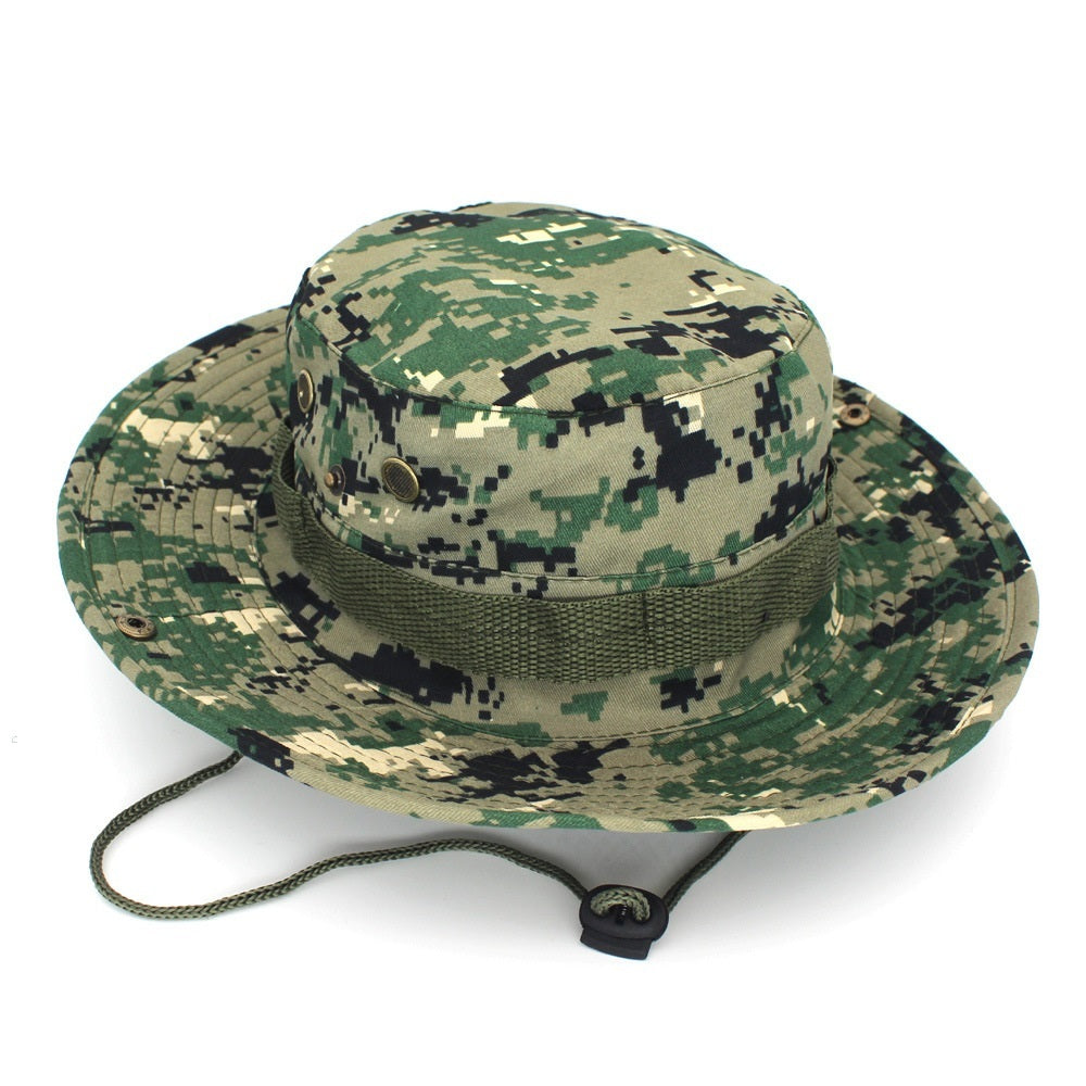 Round Mountaineering Fishing Camouflage Penny Hat