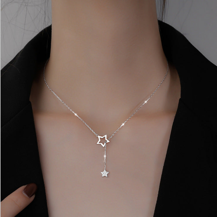 Zircon Star Alloy Necklace