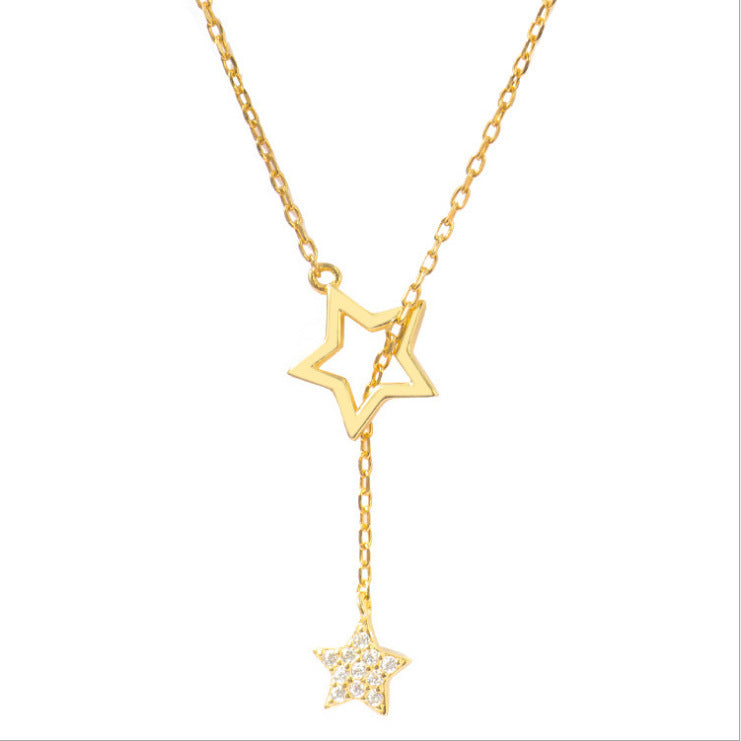 Zircon Star Alloy Necklace