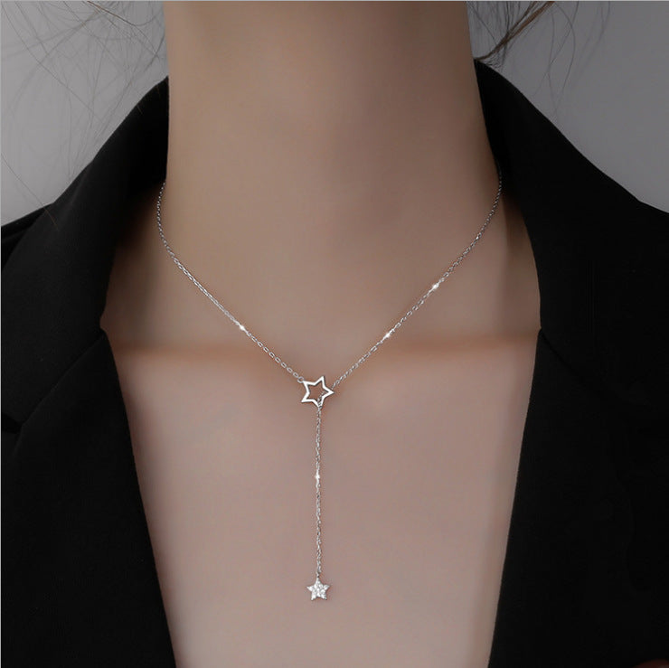 Zircon Star Alloy Necklace