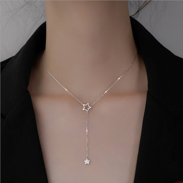 Zircon Star Alloy Necklace