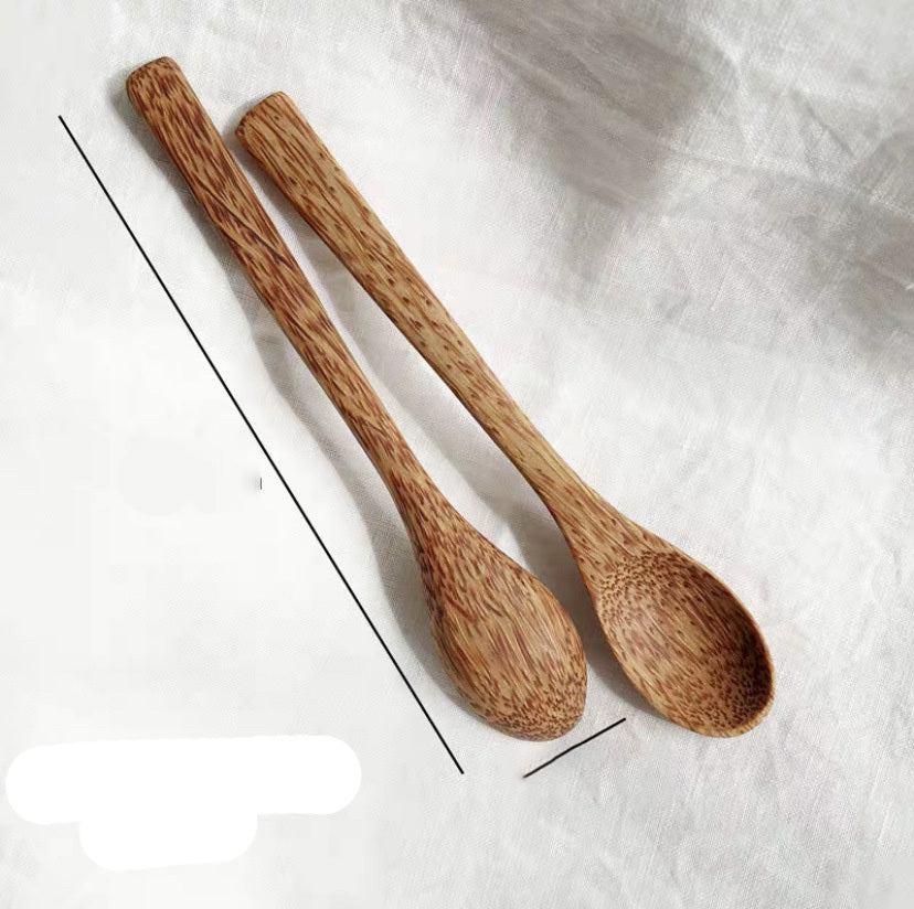 Hand-made Natural Coconut Bowl Spoon Set
