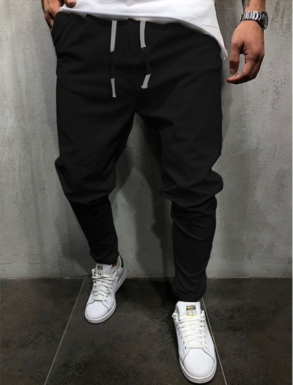 Relaxed Cropped Pants With Elastic Band