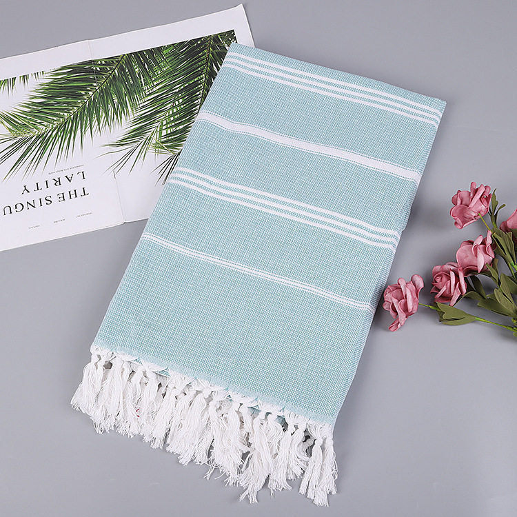 Striped Cotton Turkish Bath/Beach Towel