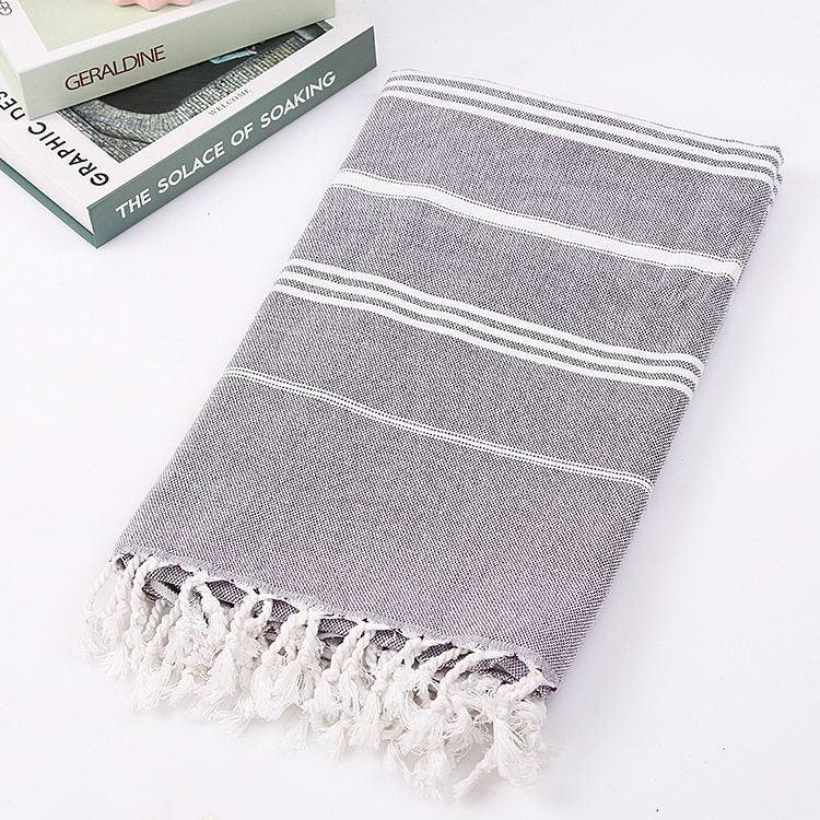 Striped Cotton Turkish Bath/Beach Towel