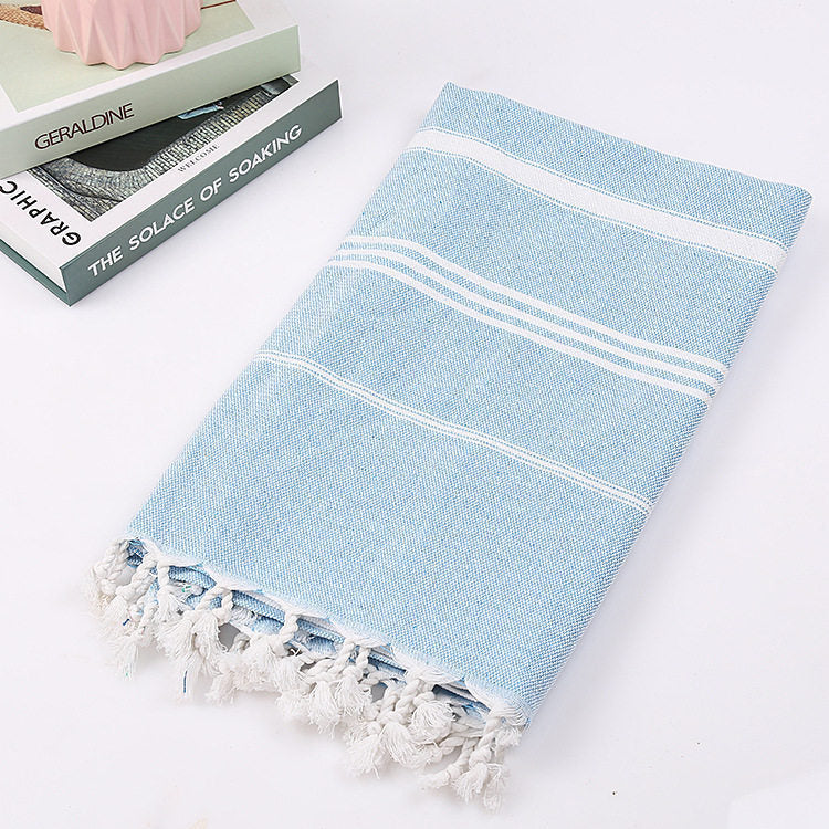 Striped Cotton Turkish Bath/Beach Towel