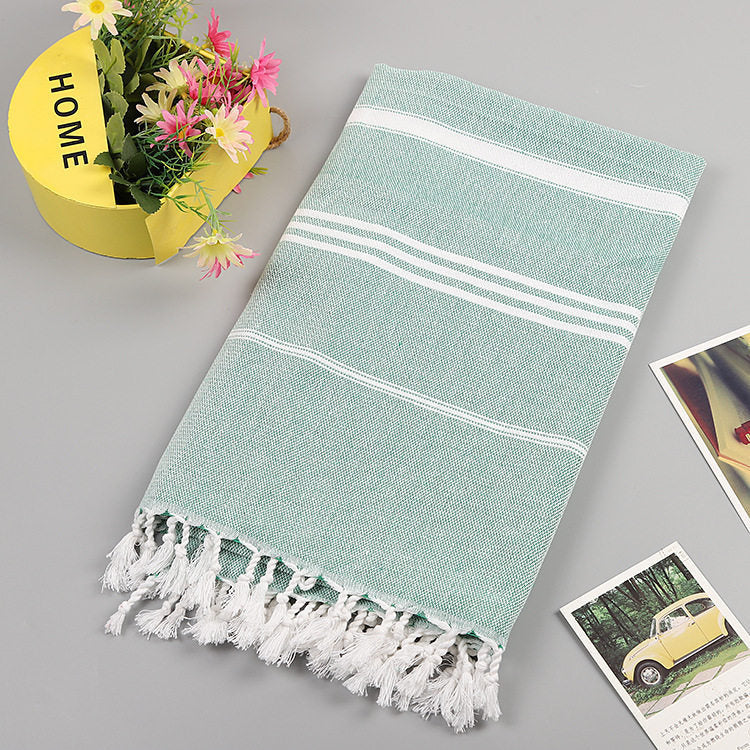 Striped Cotton Turkish Bath/Beach Towel