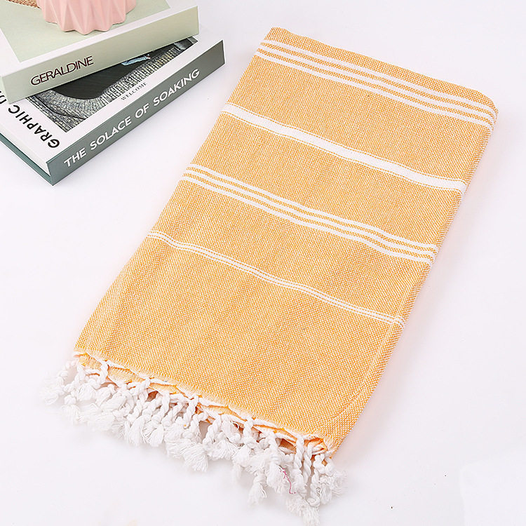 Striped Cotton Turkish Bath/Beach Towel