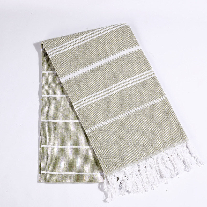 Striped Cotton Turkish Bath/Beach Towel