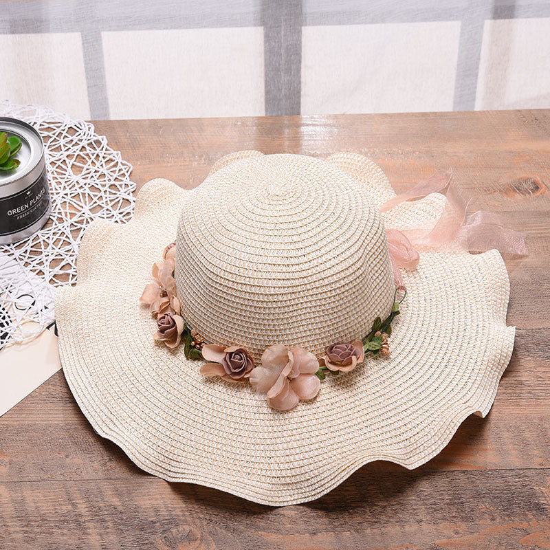 Ladies Straw Sun Beach Hat