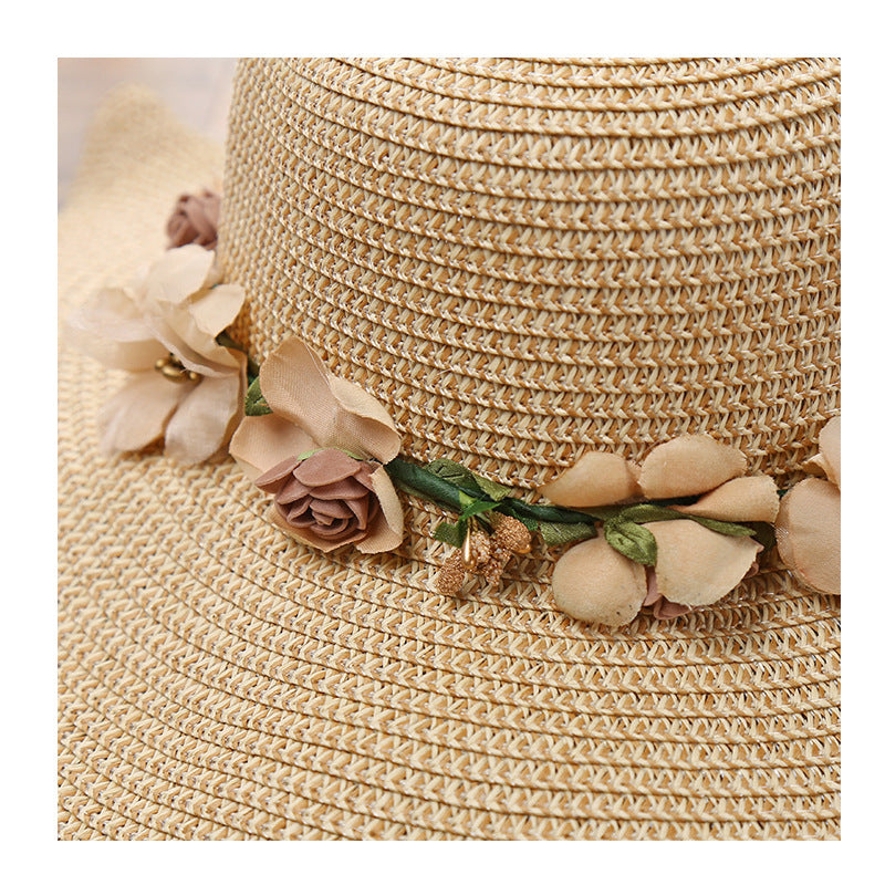 Ladies Straw Sun Beach Hat