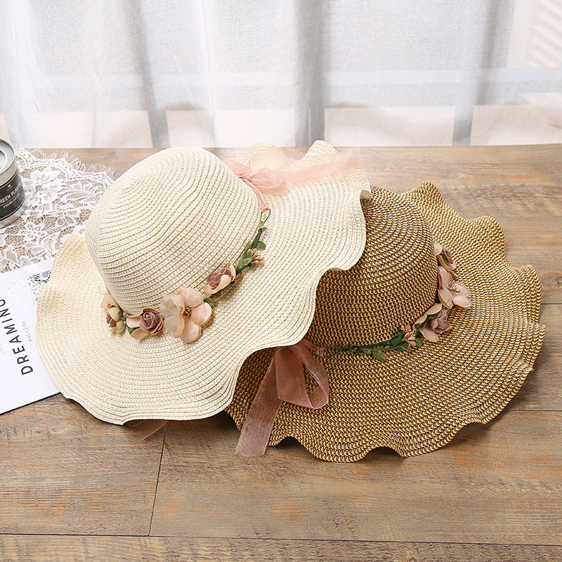 Ladies Straw Sun Beach Hat