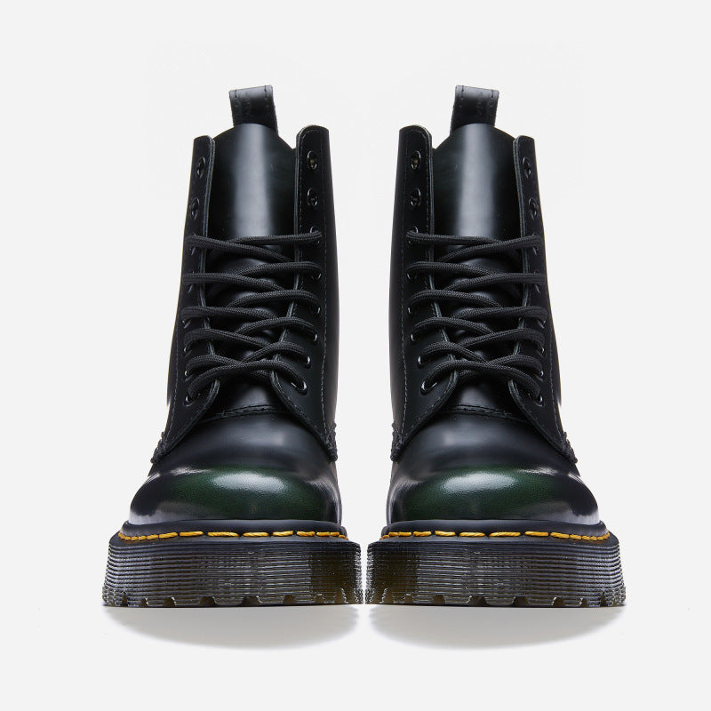 Lace-Up Autumn Single Ankle British Style Boots