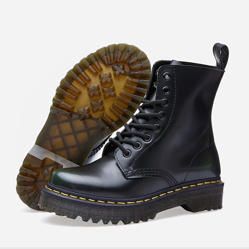 Lace-Up Autumn Single Ankle British Style Boots