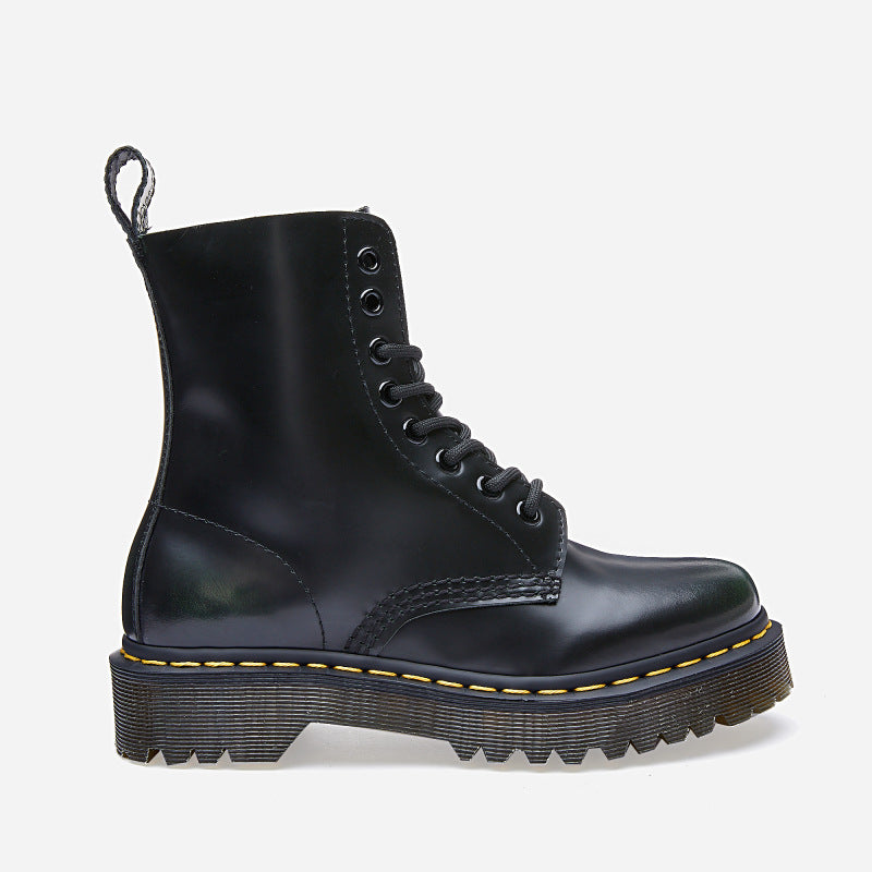 Lace-Up Autumn Single Ankle British Style Boots