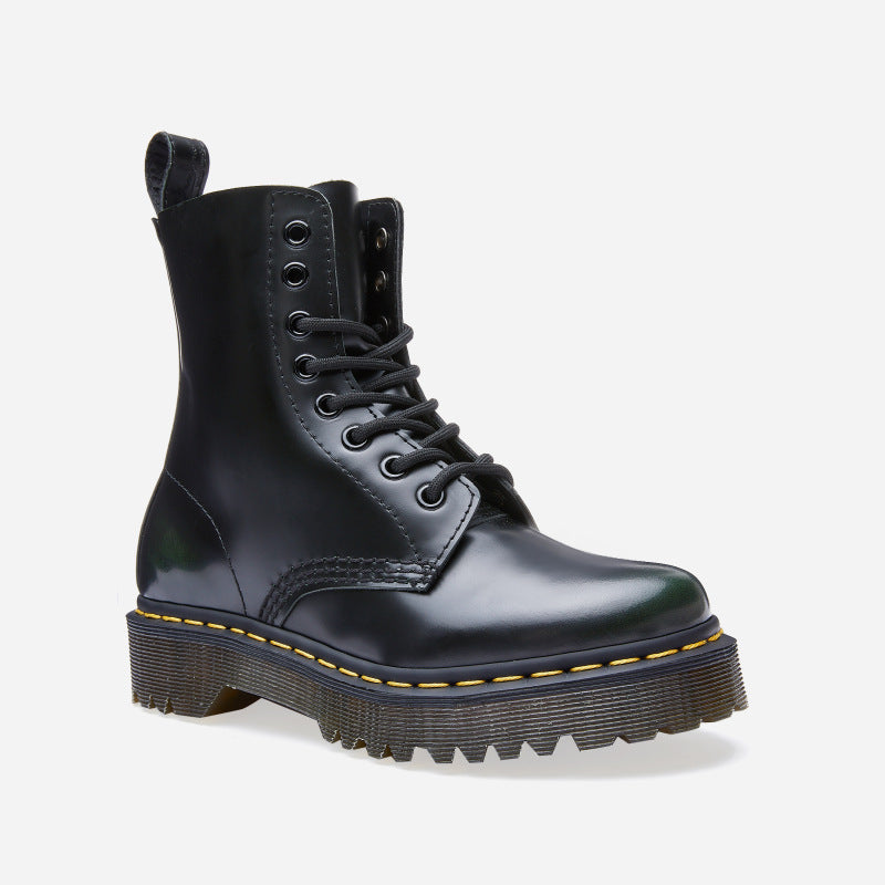 Lace-Up Autumn Single Ankle British Style Boots