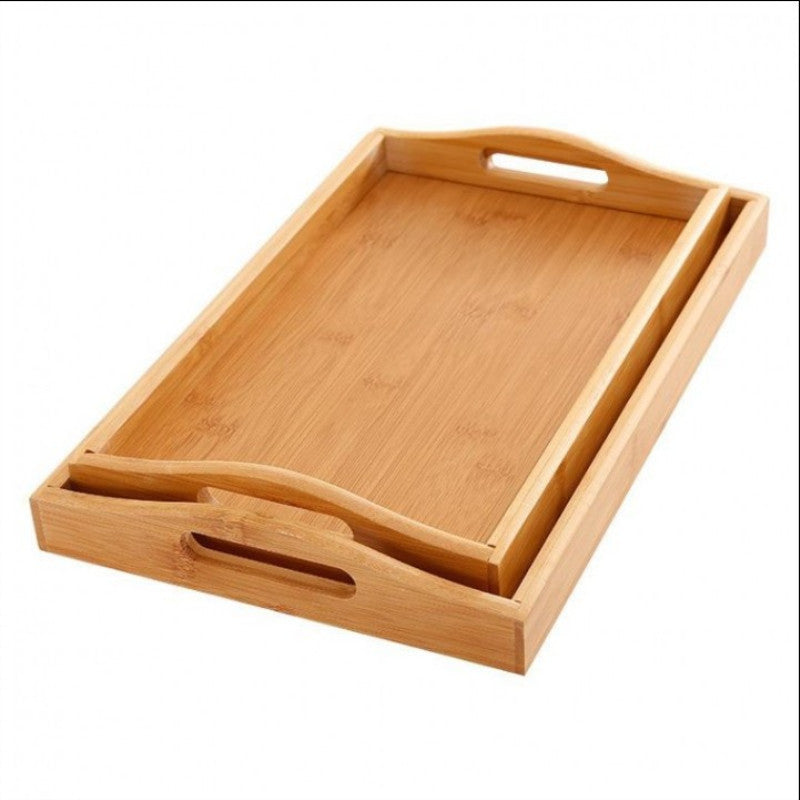 Rectangular Bamboo Tea Set Restaurant Tray